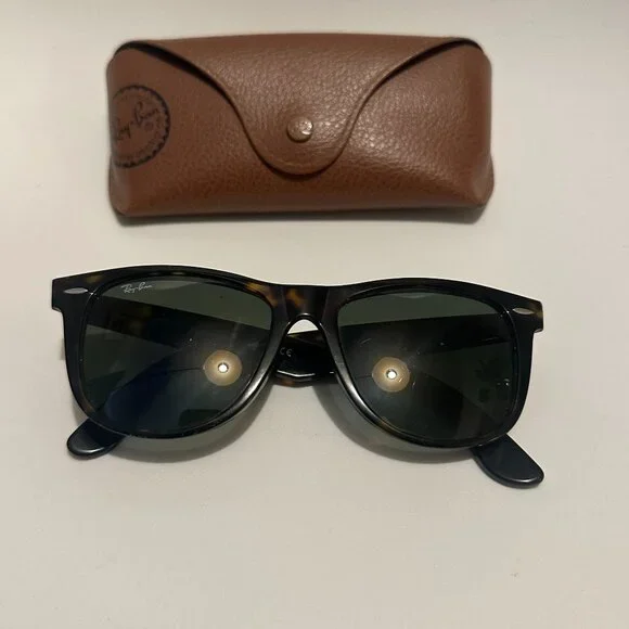 ✨ Ray-Ban RB2140 Classic Wayfarer Sunglasses – 54-18 w/Case and Cloth - Picture 2 of 10